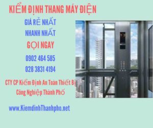 Hình ảnh kiểm định Thang máy điện