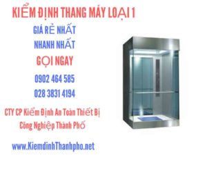 Hình ảnh kiểm định Tháng máy loại 1