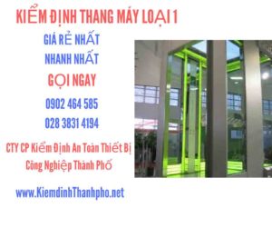 Hình ảnh kiểm định Tháng máy loại 1