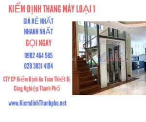 Hình ảnh kiểm định Tháng máy loại 1