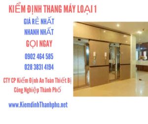 Hình ảnh kiểm định Tháng máy loại 1