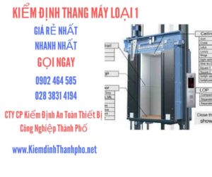 Hình ảnh kiểm định Tháng máy loại 1