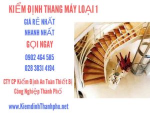 Hình ảnh kiểm định Tháng máy loại 1