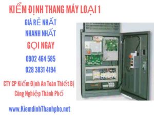 Hình ảnh kiểm định Tháng máy loại 1