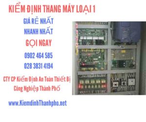 Hình ảnh kiểm định Tháng máy loại 1