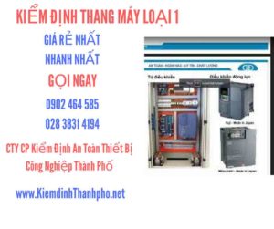 Hình ảnh kiểm định Tháng máy loại 1