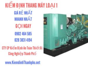 Hình ảnh kiểm định Tháng máy loại 1