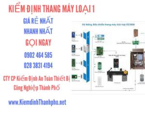 Hình ảnh kiểm định Tháng máy loại 1