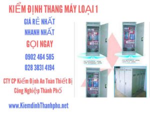 Hình ảnh kiểm định Tháng máy loại 1