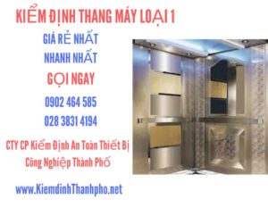 Hình ảnh kiểm định Tháng máy loại 1