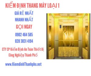 Hình ảnh kiểm định Tháng máy loại 1