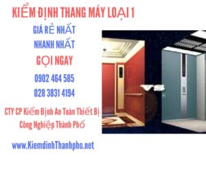 Hình ảnh kiểm định Tháng máy loại 1