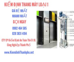 Hình ảnh kiểm định Tháng máy loại 1