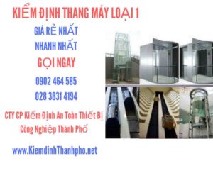 Hình ảnh kiểm định Tháng máy loại 1