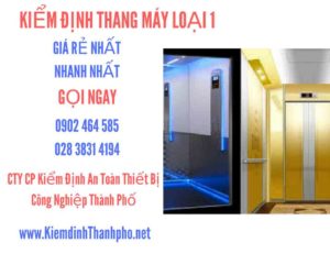 Hình ảnh kiểm định Tháng máy loại 1