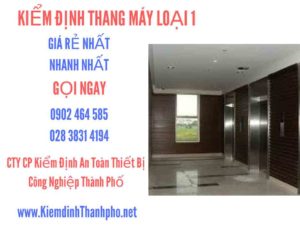 Hình ảnh kiểm định Tháng máy loại 1