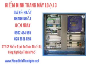 Hình ảnh kiểm định Tháng máy loại 3