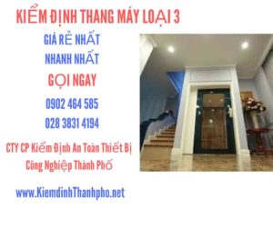 Hình ảnh kiểm định Tháng máy loại 3