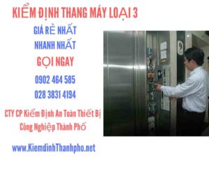 Hình ảnh kiểm định Tháng máy loại 3