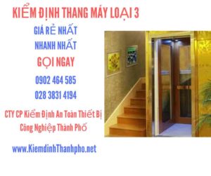 Hình ảnh kiểm định Tháng máy loại 3