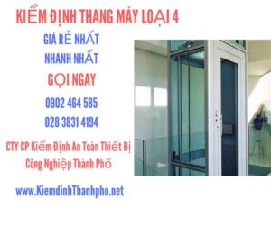 Hình ảnh kiểm định Tháng máy loại 3