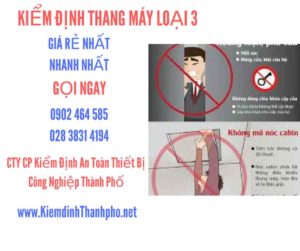 Hình ảnh kiểm định Tháng máy loại 3