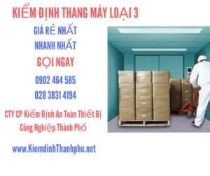 Hình ảnh kiểm định Tháng máy loại 3