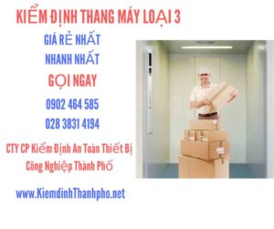 Hình ảnh kiểm định Tháng máy loại 3