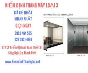 Hình ảnh kiểm định Tháng máy loại 3