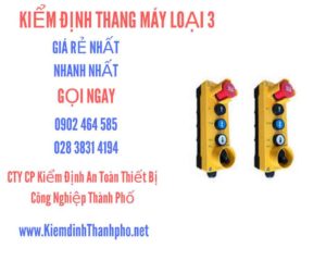 Hình ảnh kiểm định Tháng máy loại 3