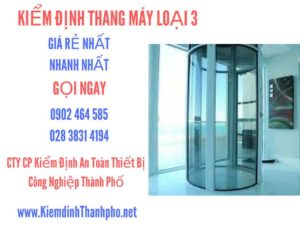 Hình ảnh kiểm định Tháng máy loại 3