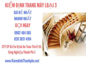 Hình ảnh kiểm định Tháng máy loại 3