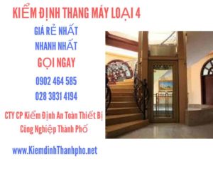 Hình ảnh kiểm định Tháng máy loại 3