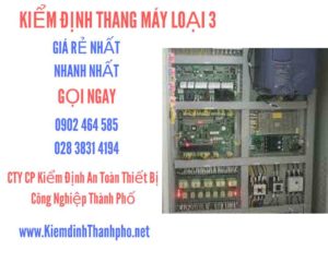 Hình ảnh kiểm định Tháng máy loại 3