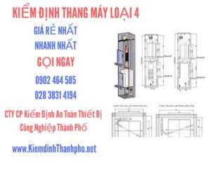 Hình ảnh kiểm định Thang máy loại 4