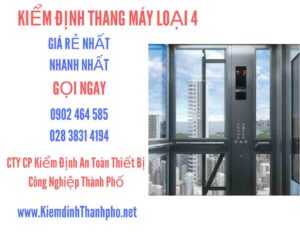 Hình ảnh kiểm định Thang máy loại 4