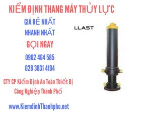 Hình ảnh kiểm định Thang máy thuỷ lực