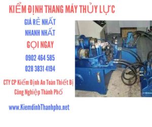 Hình ảnh kiểm định Thang máy thuỷ lực