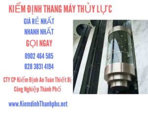 Hình ảnh kiểm định Thang máy thuỷ lực