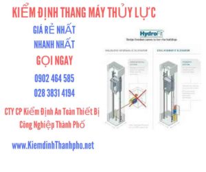 Hình ảnh kiểm định Thang máy thuỷ lực