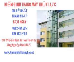 Hình ảnh kiểm định Thang máy thuỷ lực