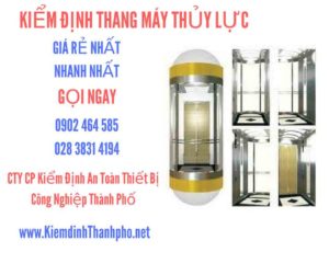 Hình ảnh kiểm định Thang máy thuỷ lực