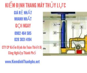 Hình ảnh kiểm định Thang máy thuỷ lực