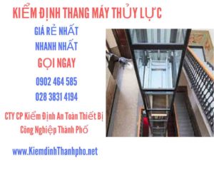 Hình ảnh kiểm định Thang máy thuỷ lực