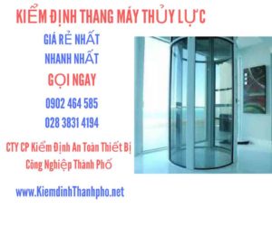 Hình ảnh kiểm định Thang máy thuỷ lực