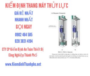 Hình ảnh kiểm định Thang máy thuỷ lực