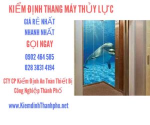 Hình ảnh kiểm định Thang máy thuỷ lực