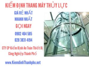 Hình ảnh kiểm định Thang máy thuỷ lực