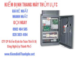 Hình ảnh kiểm định Thang máy thuỷ lực