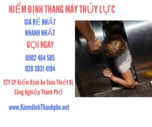 Hình ảnh kiểm định Thang máy thuỷ lực